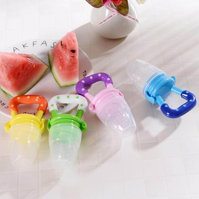 Pacifier that you can put best sale fruit in